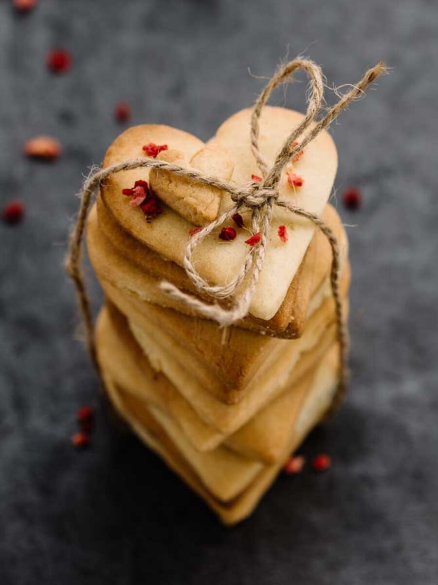 Biscotti a forma di cuore