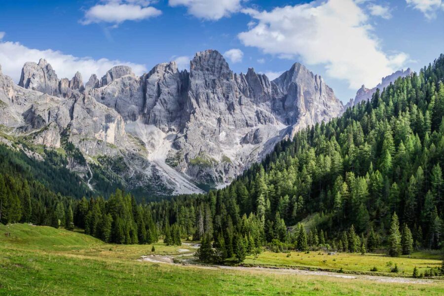 Uno scorcio delle Dolomiti